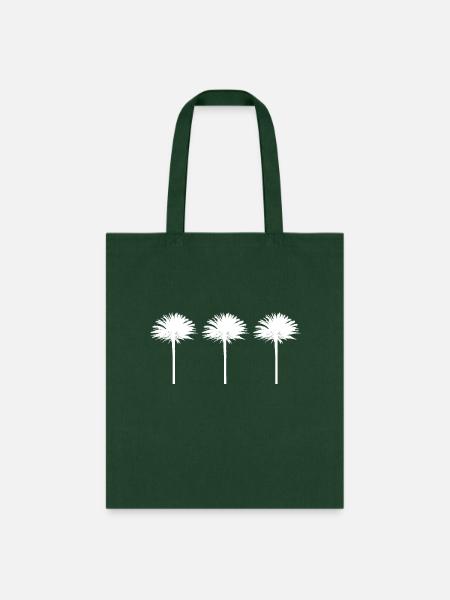 Clear Date palm - Tote Bag - forest green