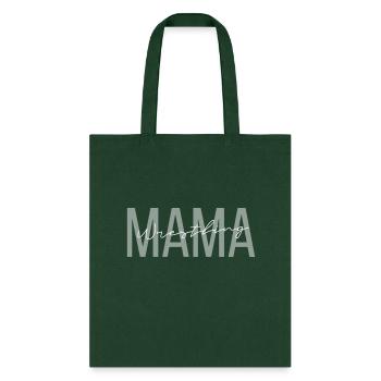 Wrestling Mama Wrestling Mom Wrestling - Tote Bag - forest green - Front