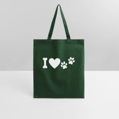 I Love Dog Prints - Tote Bag