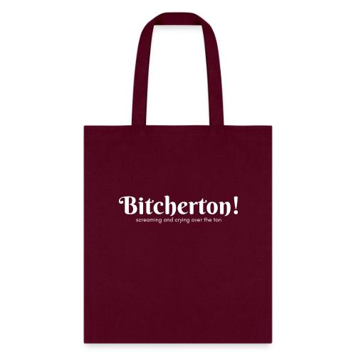 Bitcherton Logo White - Tote Bag