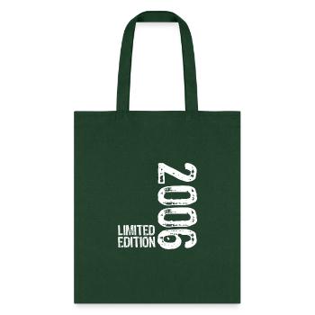 birthday 18th 2006 Limited Edition Halftone 18th - Tote Bag - forest green - Front