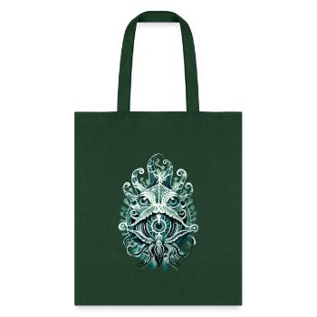 Ancient Depths Midnight - Cambrian Horror Eye - Tote Bag - forest green - Front