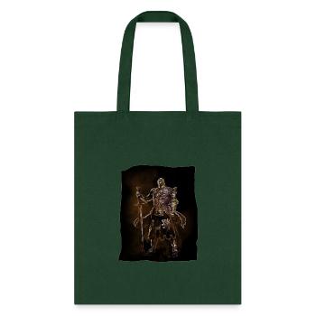 Medieval Soldier With Armor And Sword - Tote Bag - forest green - Front