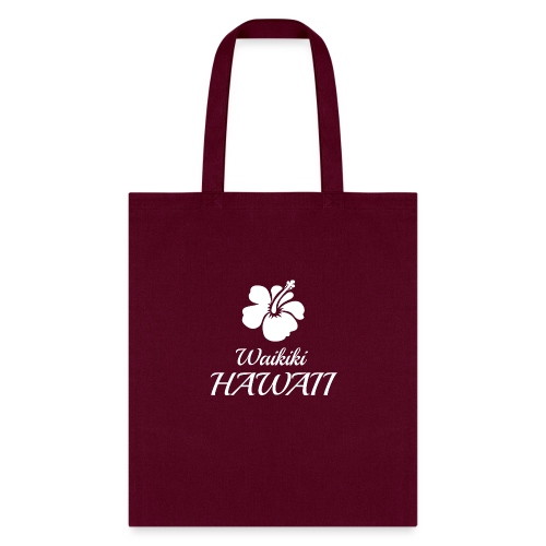 Waikiki Hawaii Flower Souvenirs Gifts Vacation - Tote Bag