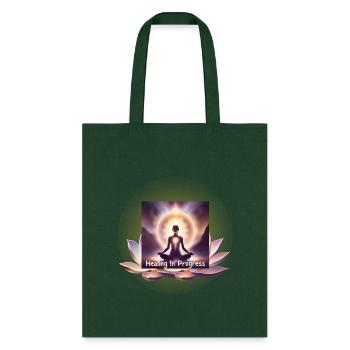 Healing In Progress - Tote Bag - forest green - Front
