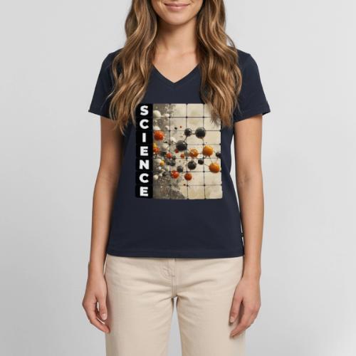 Science in Structure - Women's Premium Organic V-Neck T-shirt