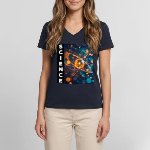 Science in Motion - Women's Premium Organic V-Neck T-shirt