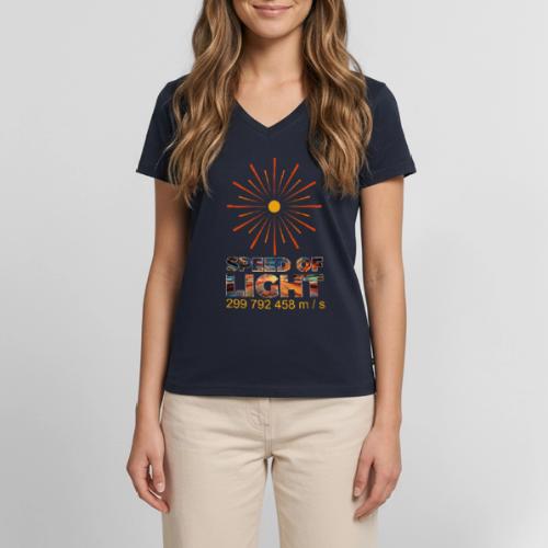 Speed of light - Women's Premium Organic V-Neck T-shirt