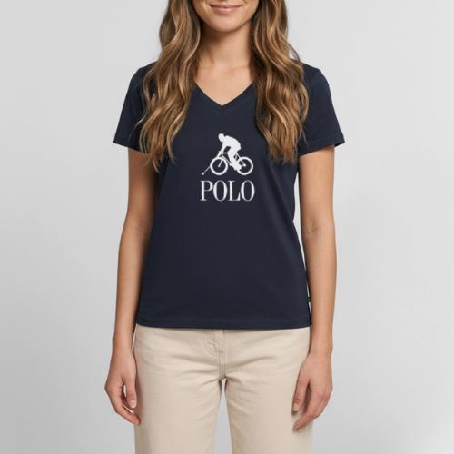 bike polo - Women's Premium Organic V-Neck T-shirt