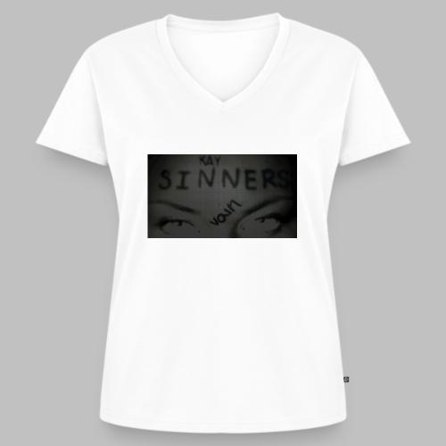 kayHD jpg - Women's Premium Organic V-Neck T-shirt