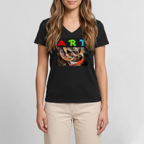 Fragments of Art - Women's Premium Organic V-Neck T-shirt