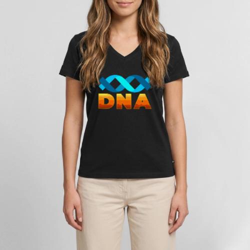 DNA: Coded to Be - Women's Premium Organic V-Neck T-shirt