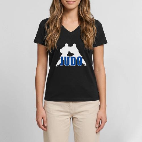 Judo Balance - Women's Premium Organic V-Neck T-shirt
