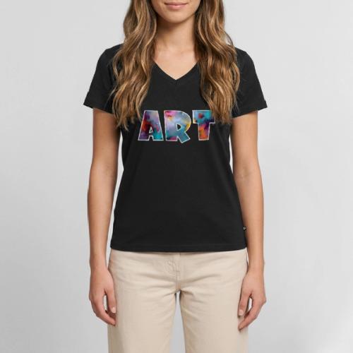 Art in Color - Women's Premium Organic V-Neck T-shirt