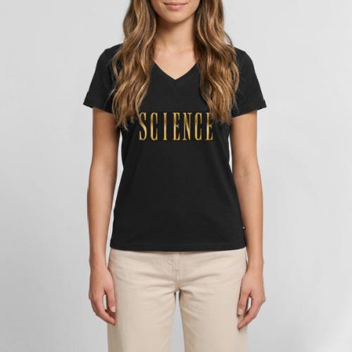 Science: Think. Test. Repeat. - Women's Premium Organic V-Neck T-shirt