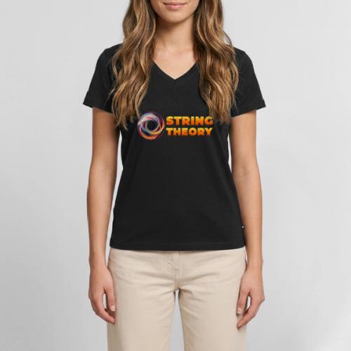 String Theory! - Women's Premium Organic V-Neck T-shirt