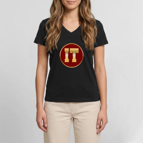 IT: Wired for Innovation - Women's Premium Organic V-Neck T-shirt