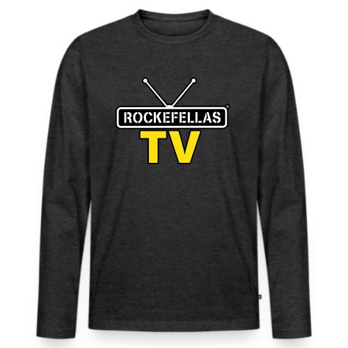 Rockefellas TV Outlined Logo Tee - Men's Premium Long Sleeve T-Shirt