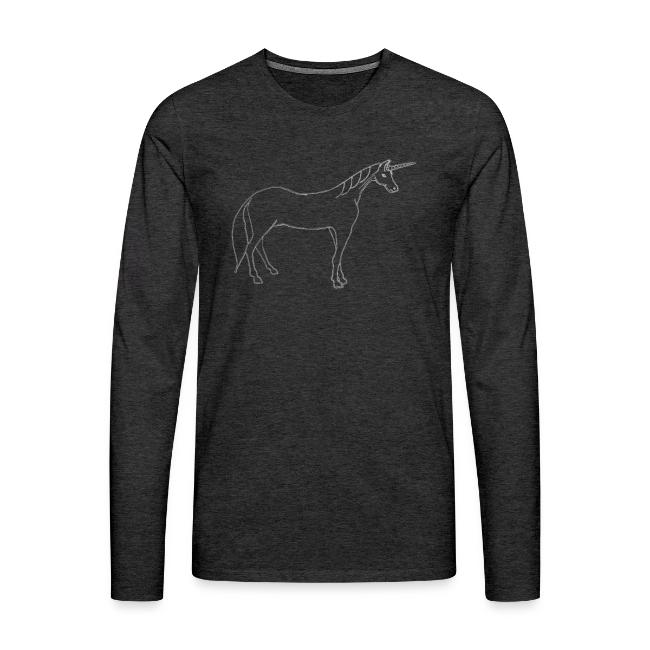 unicorn outline