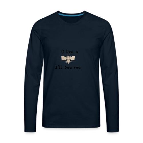 U bee u - Men's Premium Long Sleeve T-Shirt