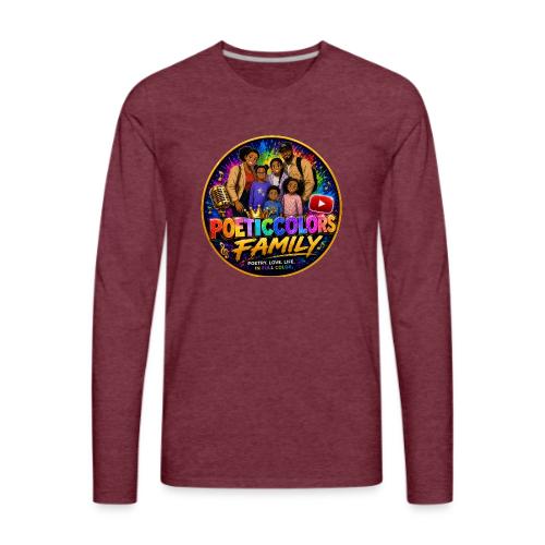 POETIC COLORS FAMILY - Men's Premium Long Sleeve T-Shirt