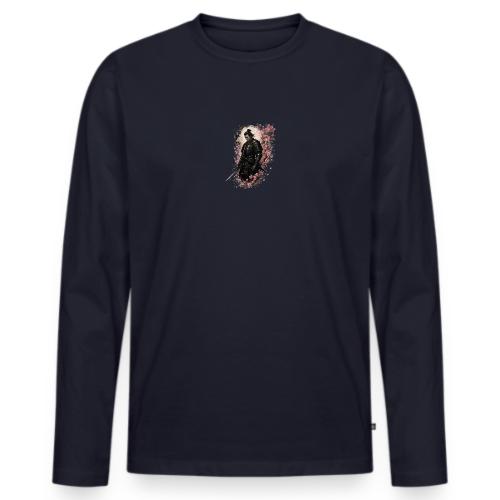 Samurai cherry blossoms - Men's Premium Long Sleeve T-Shirt
