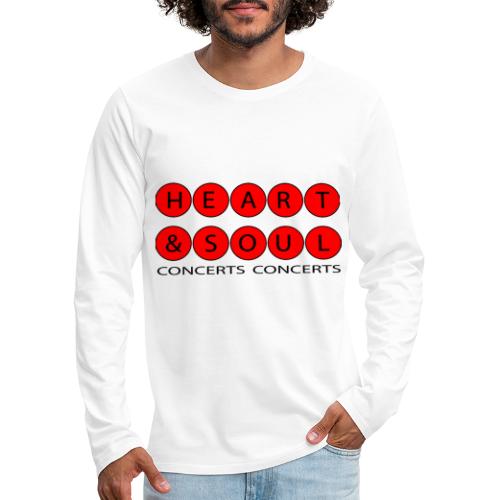 Heart & Soul Concerts Red Horizon 2021 - Men's Premium Long Sleeve T-Shirt