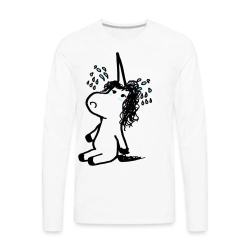 unicornio lloron - Men's Premium Long Sleeve T-Shirt