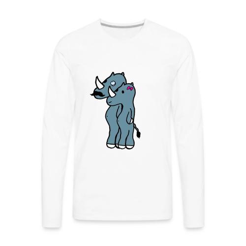 Rhino family - Men's Premium Long Sleeve T-Shirt