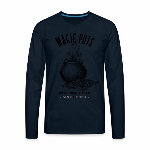 Magic Pots Witchcraft Team Since 2020 - Men's Premium Long Sleeve T-Shirt