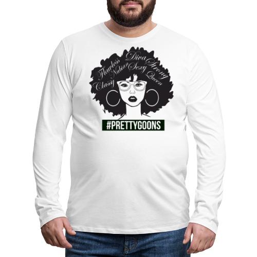 Pretty Goons afro 1 - Men's Premium Long Sleeve T-Shirt