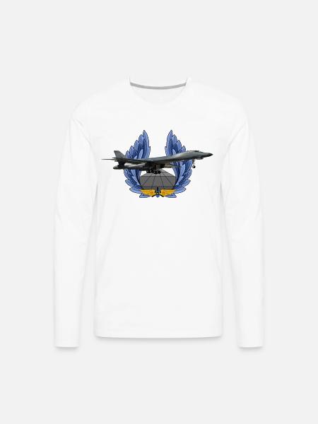 B-1B Lancer - Men's Premium Long Sleeve T-Shirt - white