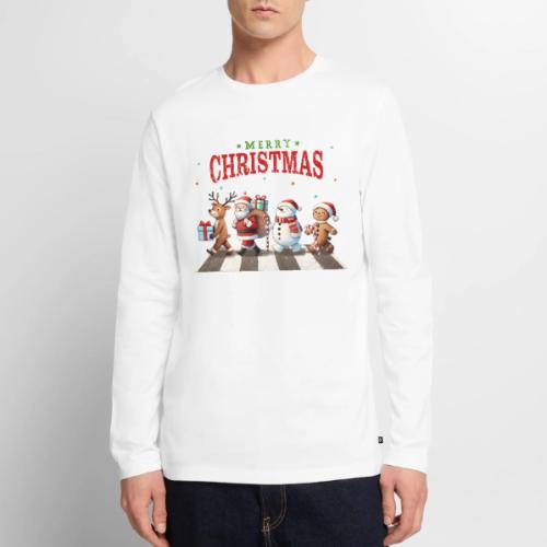 Christmas Collection - Piano Crossing #2 - Men's Premium Long Sleeve T-Shirt