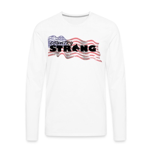 USA Country Strong - Men's Premium Long Sleeve T-Shirt