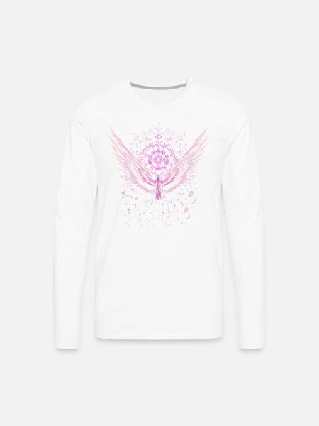 Sakura 01 - Men's Premium Long Sleeve T-Shirt - white