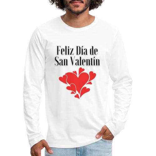 Fashion Happy Valentine's Day Celebrating February - Men's Premium Long Sleeve T-Shirt