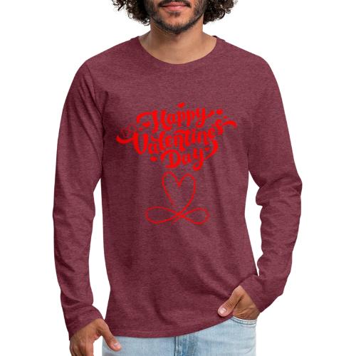 Valentine's Day Designs of Love and Infinity. - Men's Premium Long Sleeve T-Shirt