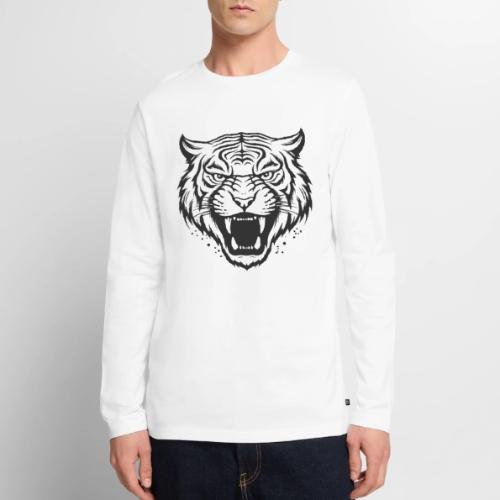 Wild Tiger Fashion, the fury of the feline tiger. - Men's Premium Long Sleeve T-Shirt