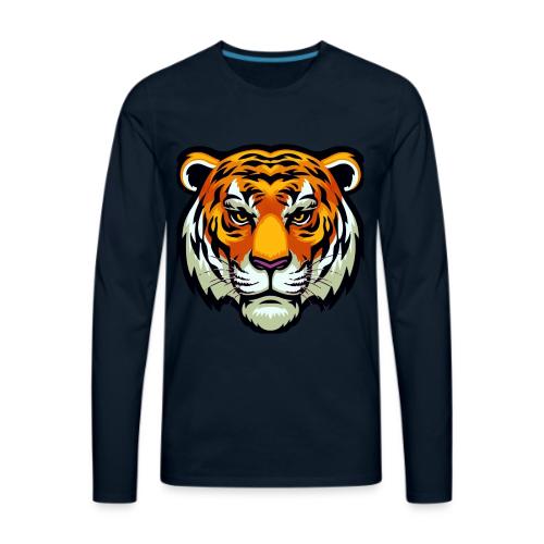 Tiger Fashion Feline Animal, Tiger Willing Success - Men's Premium Long Sleeve T-Shirt