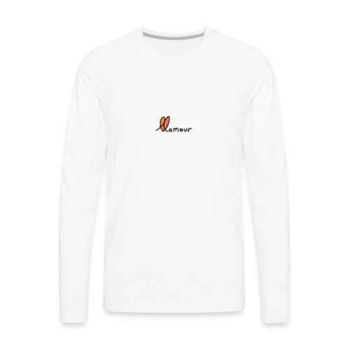 llamour logo - Men's Premium Long Sleeve T-Shirt