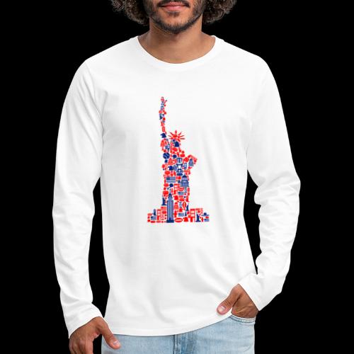 Statue of Liberty | American Icons - Men's Premium Long Sleeve T-Shirt