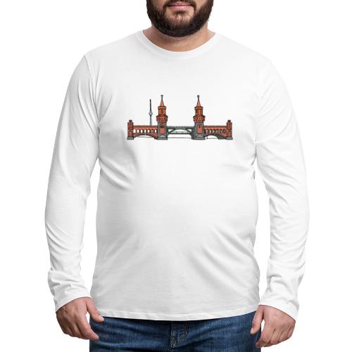Oberbaum Bridge Berlin - Men's Premium Long Sleeve T-Shirt