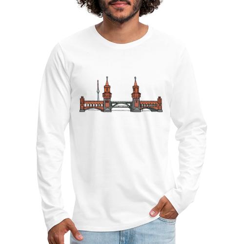 Oberbaum Bridge Berlin - Men's Premium Long Sleeve T-Shirt