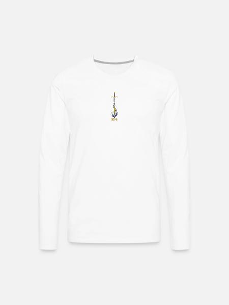 Kryst Ascension - Men's Premium Long Sleeve T-Shirt - white