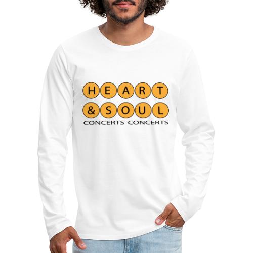 Heart Soul Concerts Golden Bubble horizon - Men's Premium Long Sleeve T-Shirt