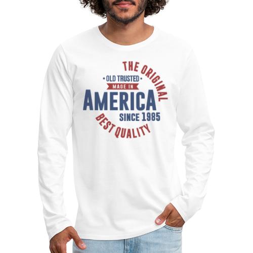 original made in america usa - Men's Premium Long Sleeve T-Shirt