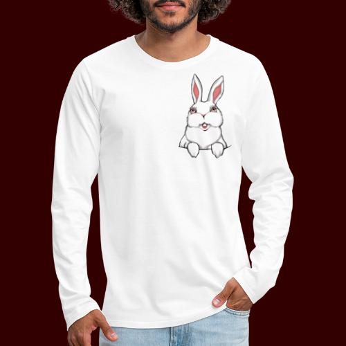 Easter Bunny Gifts & Shirts Pocket Rabbit Shirts - Men's Premium Long Sleeve T-Shirt