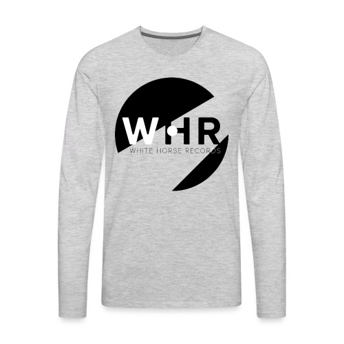 White Horse Records Logo - Men's Premium Long Sleeve T-Shirt