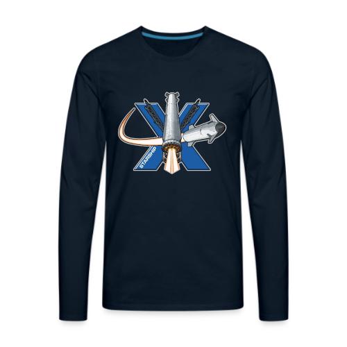 Starship X - Men's Premium Long Sleeve T-Shirt