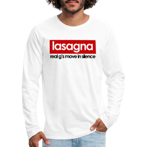 lasagna_tshirt - Men's Premium Long Sleeve T-Shirt